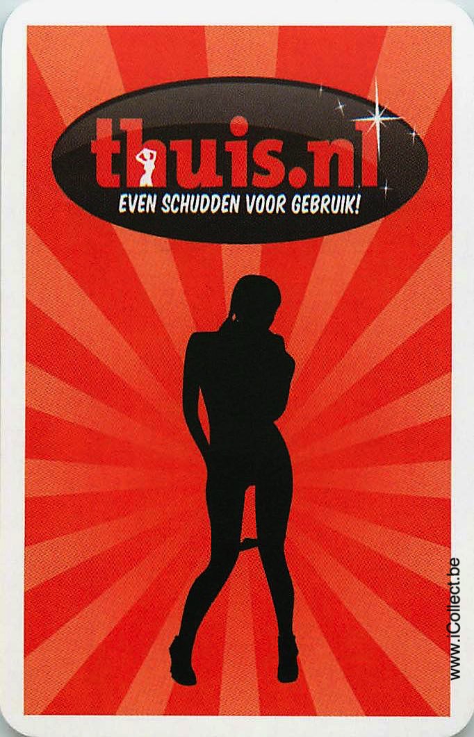 Single Swap Playing Cards People Pin-Up Thuis.nl (PS21-13F) - Click Image to Close