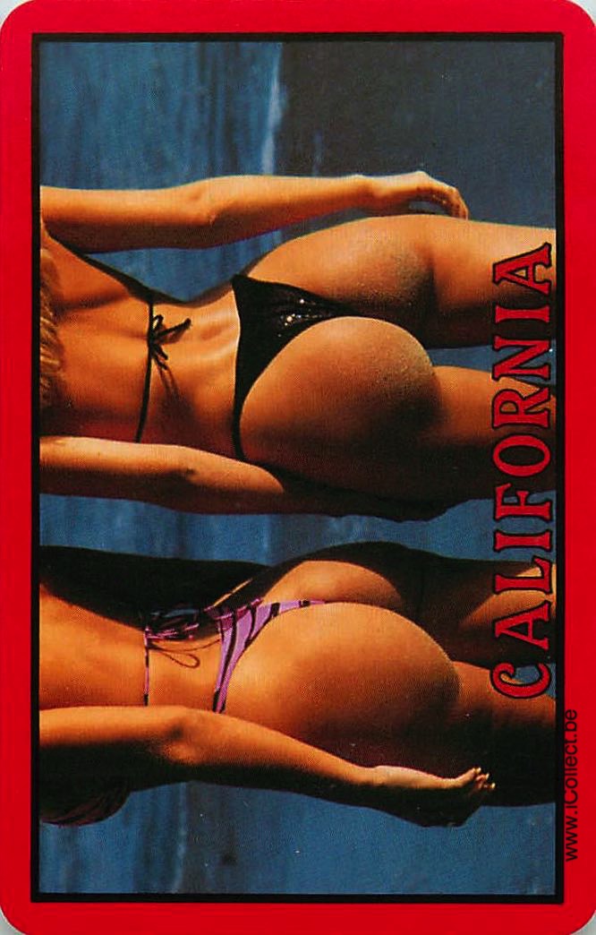 Single Swap Playing Cards People Pin-Up California (PS21-15I) - Click Image to Close