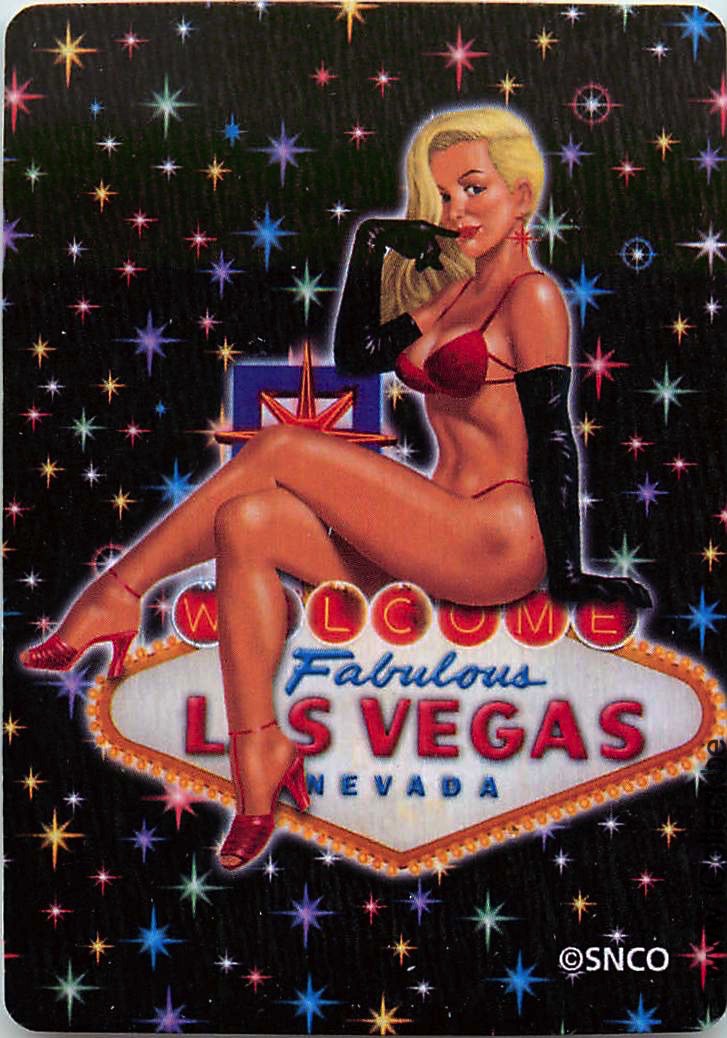 Single Swap Playing Cards People Pin-Up Las Vegas (PS08-14B)