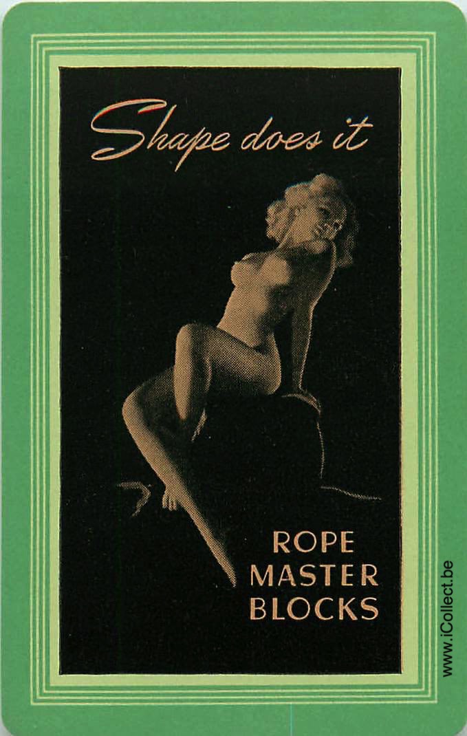 Single Swap Playing Cards People Rope Master Blocks (PS22-06A) - Click Image to Close