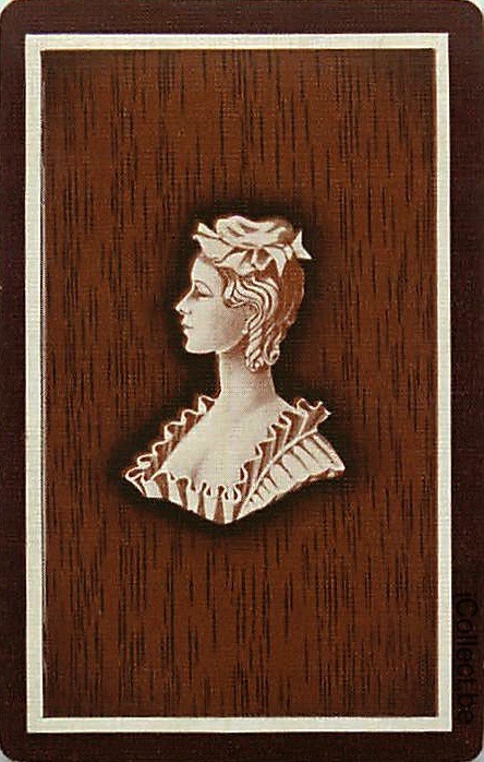 Single Swap Playing Cards People Woman Head (PS12-15D)