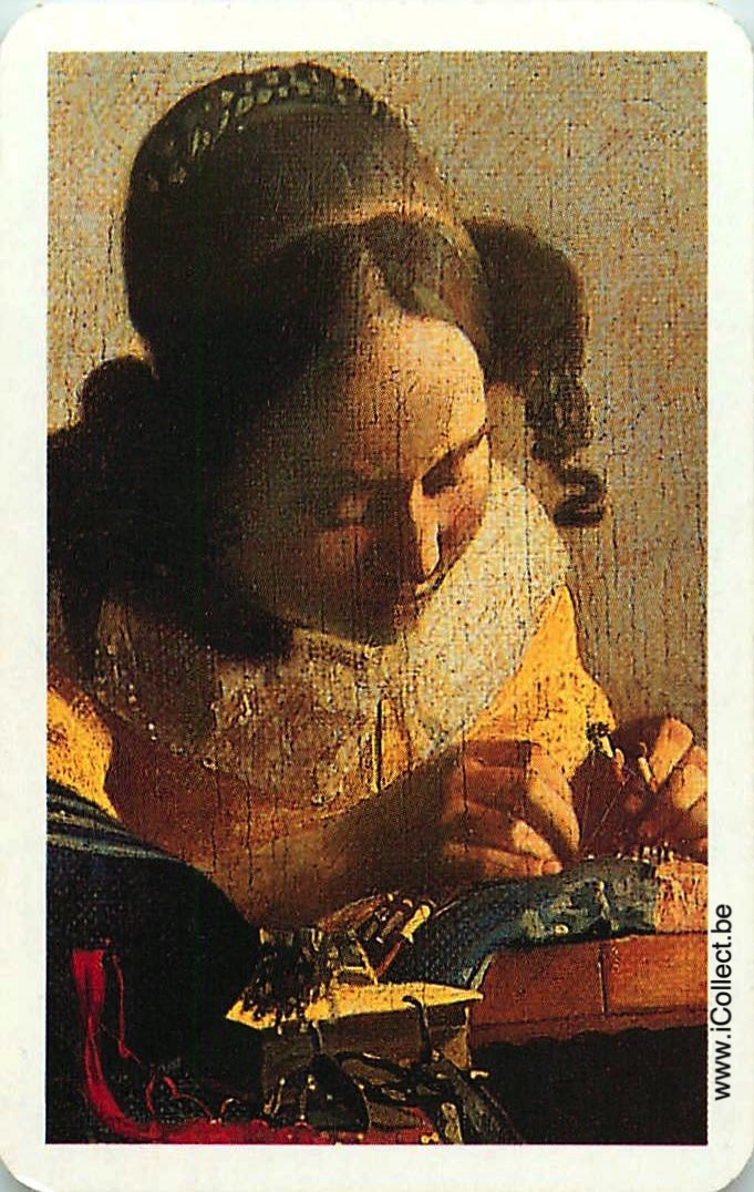 Single Swap Playing Cards People Woman (PS22-28I)