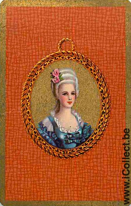 Single Swap Playing Cards People Woman (PS07-36F)