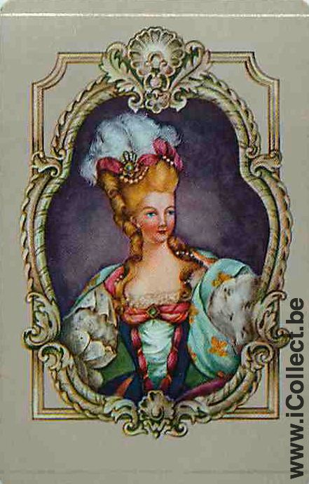 Single Swap Playing Cards People Woman (PS15-33D)