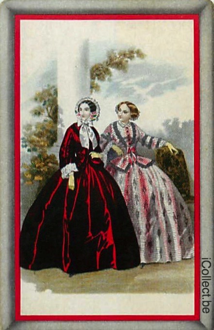 Single Swap Playing Cards People Vintage Women (PS13-42F)