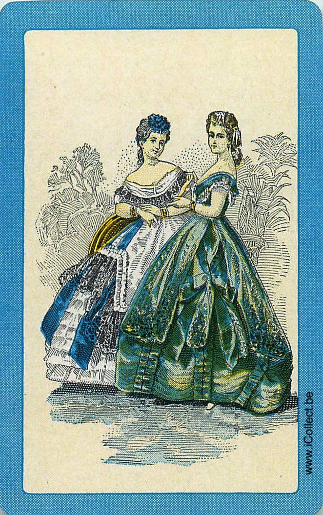 Single Swap Playing Cards People Woman (PS24-08D)