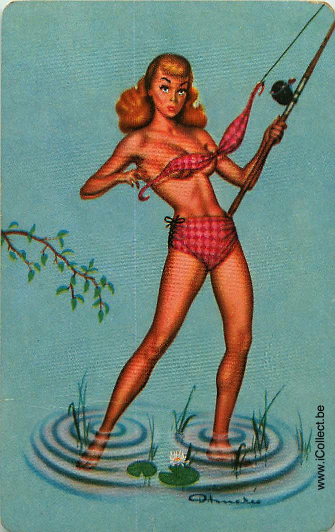 Single Swap Playing Cards People Pin-Up Damario (PS15-15D)