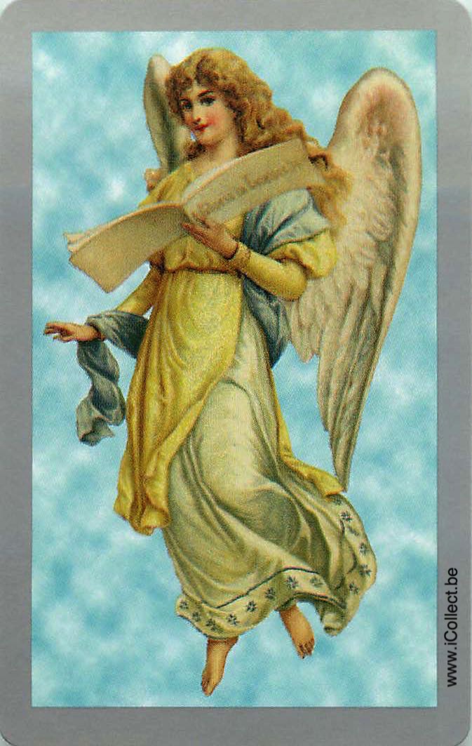 Single Swap Playing Cards People Woman Angel (PS22-38H) - Click Image to Close