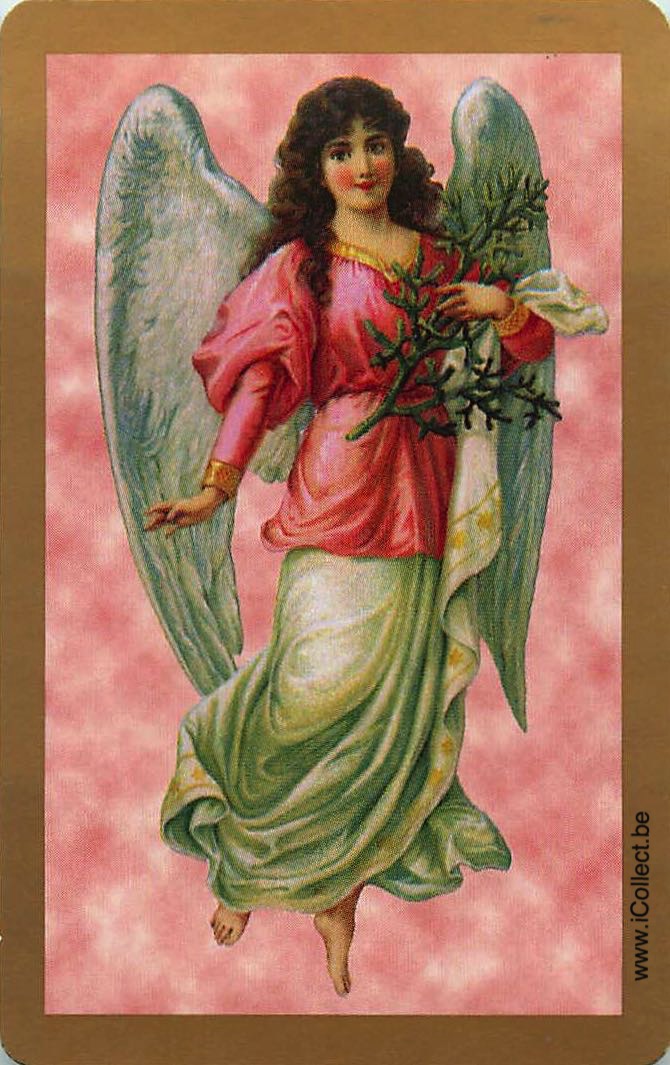Single Swap Playing Cards People Woman Angel (PS22-38I) - Click Image to Close