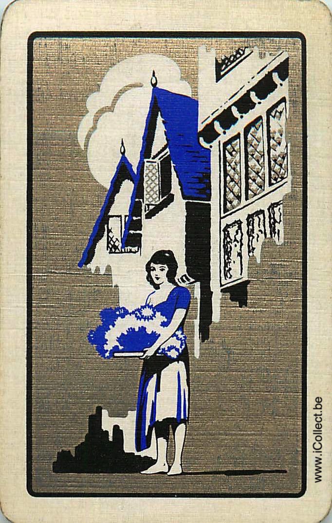 Single Swap Playing Cards People Woman (PS22-33A) - Click Image to Close