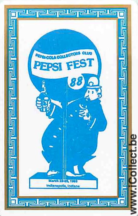 Single Swap Playing Cards Pepsi Fest 88 (PS01-07F)