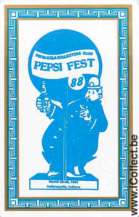 Single Swap Playing Cards Pepsi Fest 88 (PS01-07F) - Click Image to Close