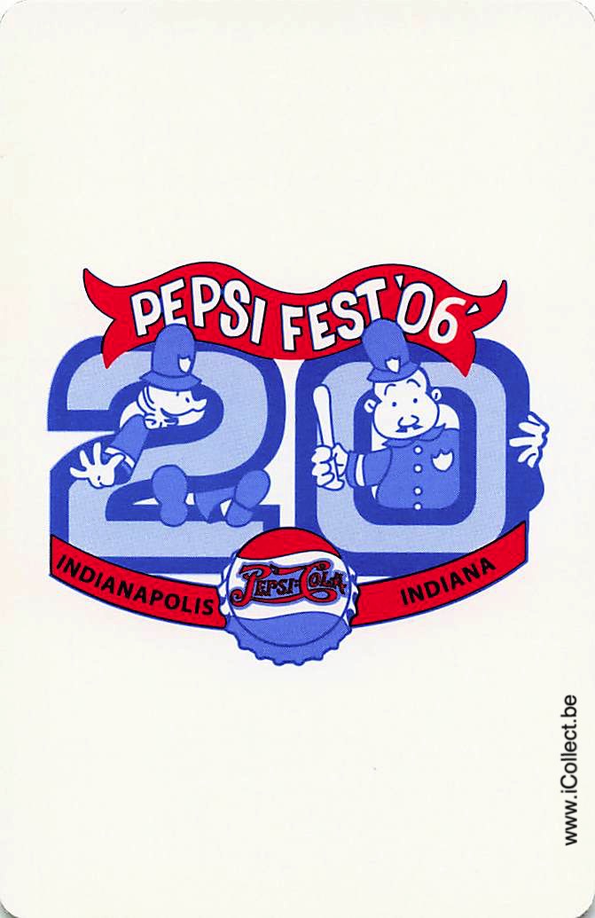 Single Swap Playing Cards Pepsi Fest 06 (PS09-05I) - Click Image to Close