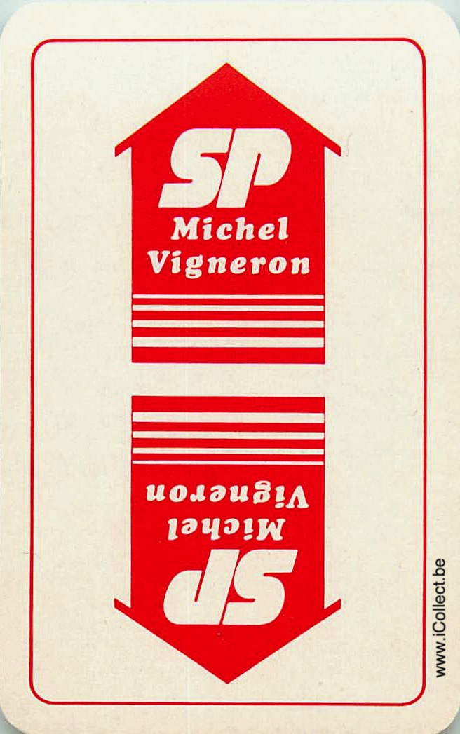 Single Swap Playing Cards Politics SP Michel Vigneron (PS23-40G)
