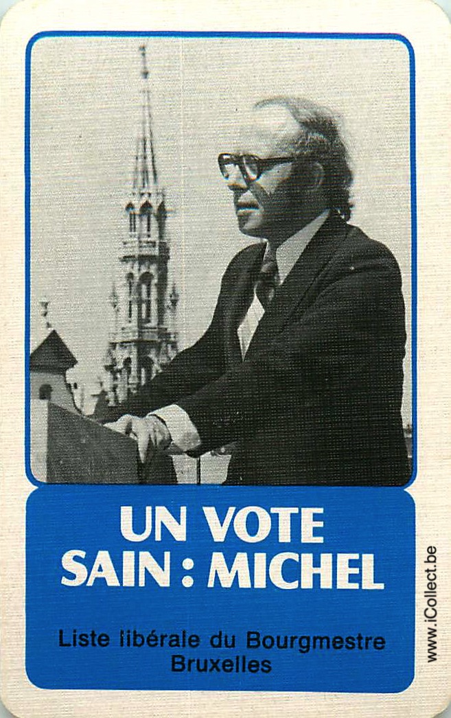 Single Swap Playing Cards Politics PRL Michel (PS23-44B)