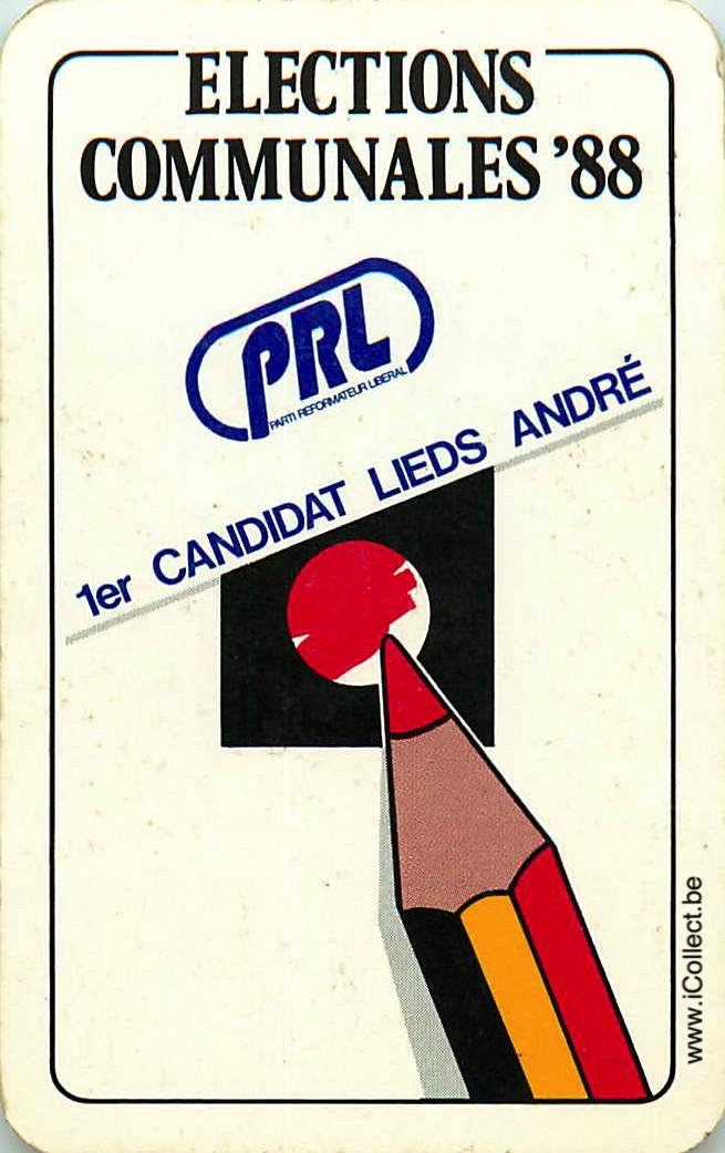 Single Swap Playing Cards Politics PRL Lieds Andre (PS23-45B)