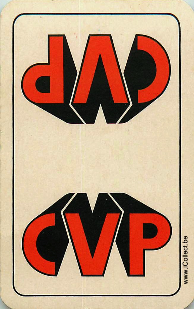Single Swap Playing Cards Politics CVP (PS23-50E)
