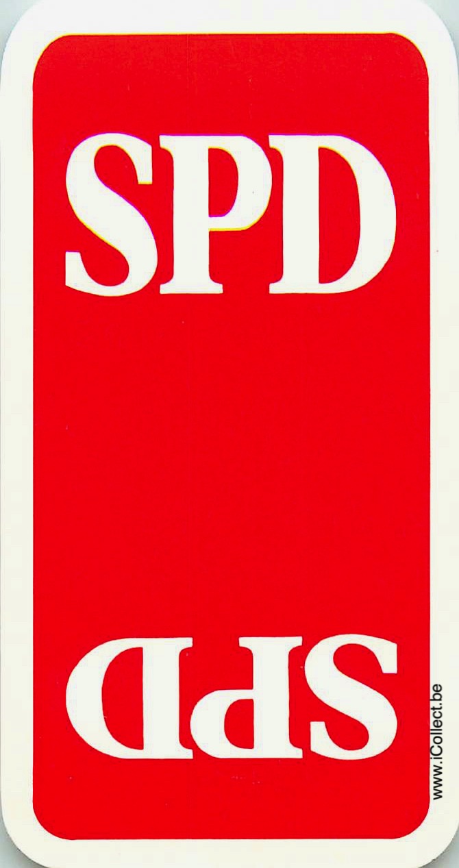 Single Swap Playing Cards Politics SPD (PS23-51G)