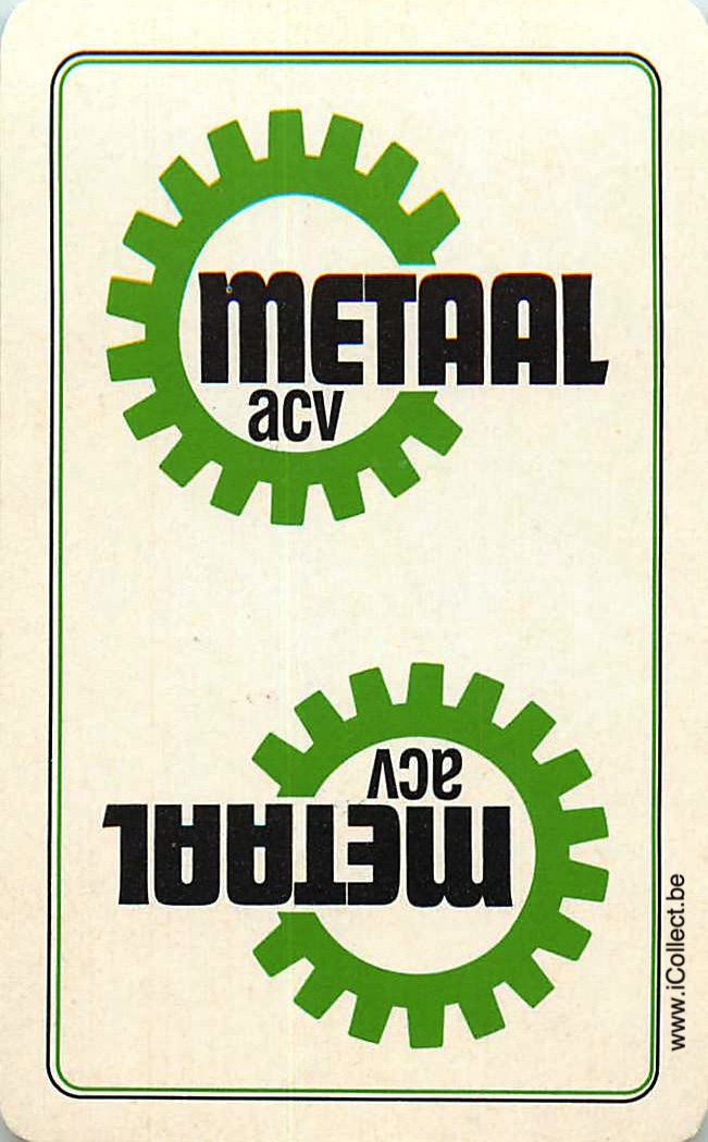 Single Swap Playing Cards Politics ACV Metal (PS23-07I)