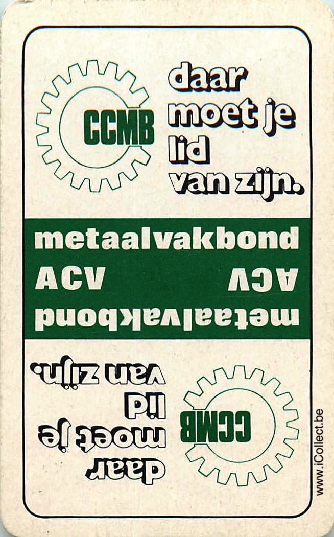 Single Swap Playing Cards Politics ACV Metal CCMB (PS23-10H) - Click Image to Close