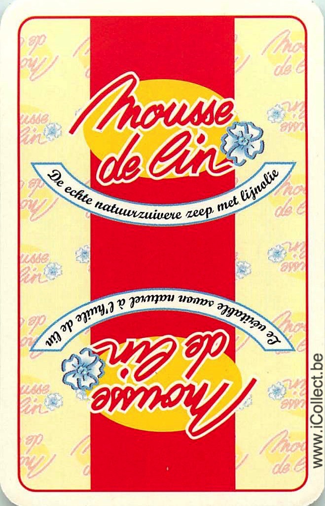Single Swap Playing Cards Product Soap Mousse de Lin (PS23-01I) - Click Image to Close