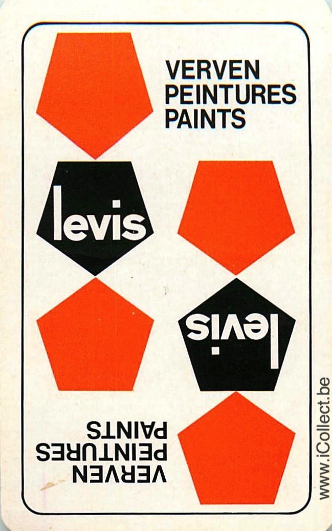 Single Swap Playing Cards Product Paints Levis (PS23-03E)