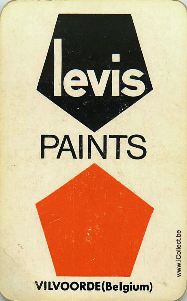 Single Swap Playing Cards Product Levis Paints (PS23-01F)