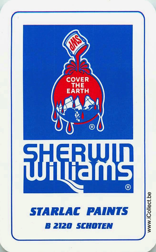 Single Swap Playing Cards Product Sherwin Williams (PS02-08G) - Click Image to Close