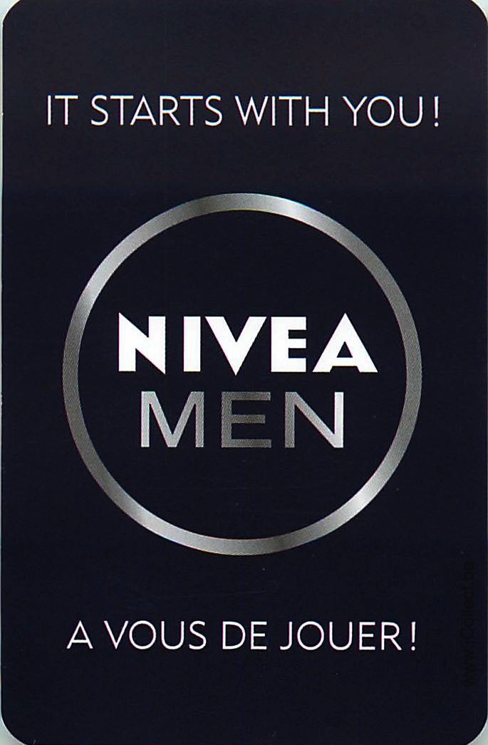 Single Swap Playing Cards Product Nivea Men (PS23-28F)