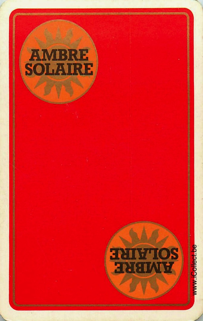 Single Swap Playing Cards Product Ambre Solaire (PS23-30H)