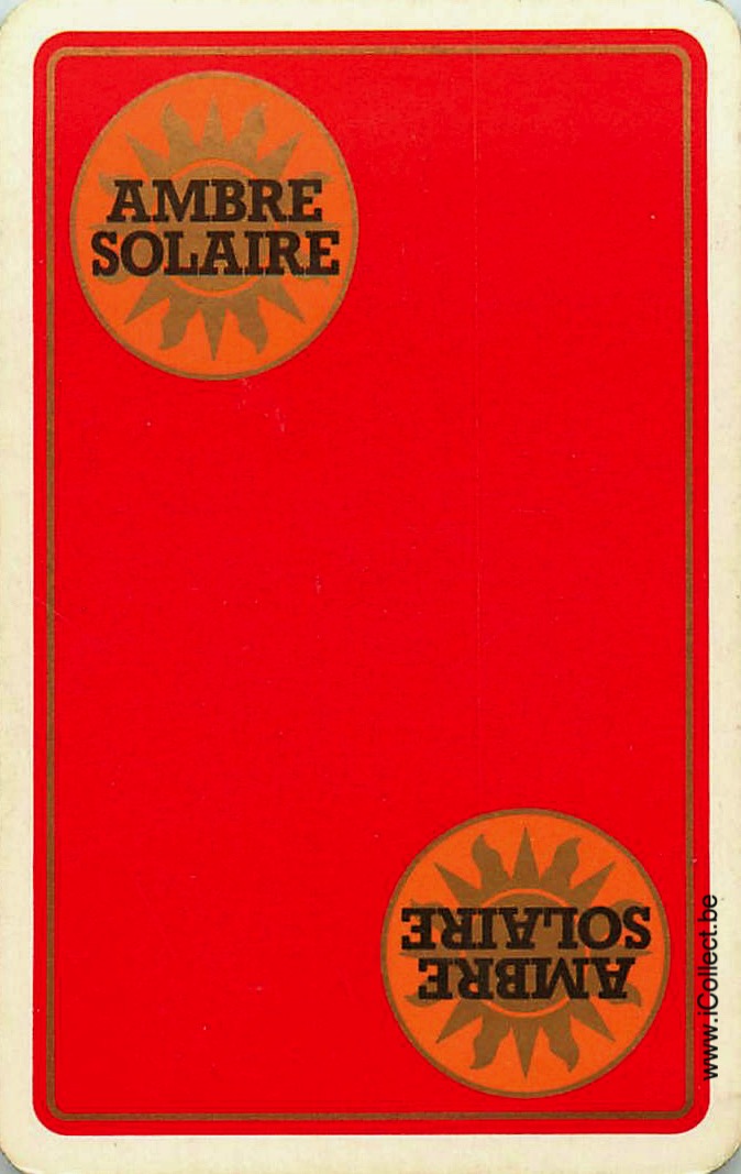 Single Swap Playing Cards Product Ambre Solaire (PS23-30H) - Click Image to Close