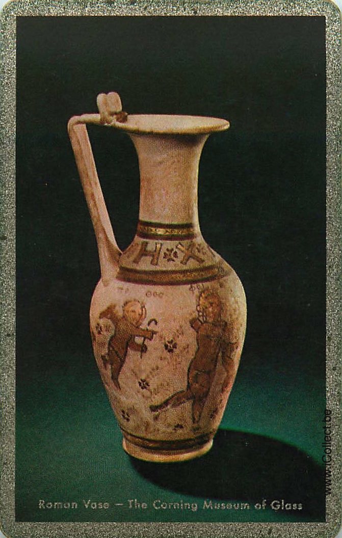 Single Swap Playing Cards Product Roman Vase (PS10-38D) - Click Image to Close