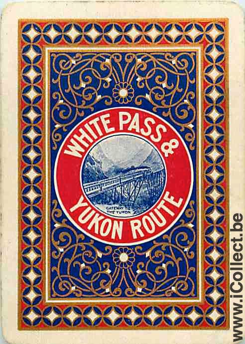 Single Playing Cards Railway White Pass & Yucon Route (PS03-41I) - Click Image to Close