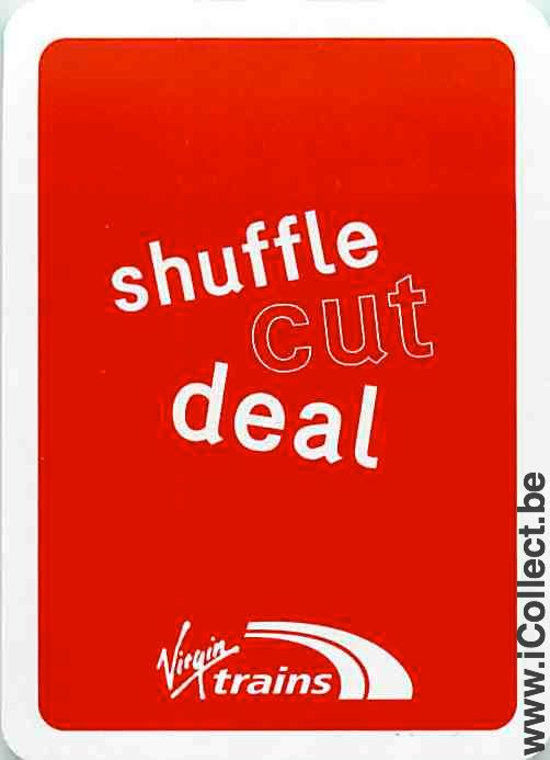 Single Swap Playing Cards Railway Virgin Trains (PS10-60E) - Click Image to Close