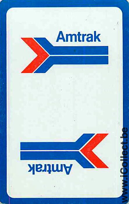 Single Swap Playing Cards Railway Amtrak (PS10-30D) - Click Image to Close
