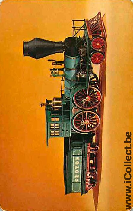 Single Playing Cards Railway Train (PS03-27A) - Click Image to Close