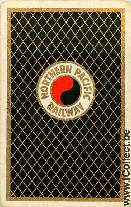 Single Playing Cards Railway Northern Pacific (PS04-27E) - Click Image to Close