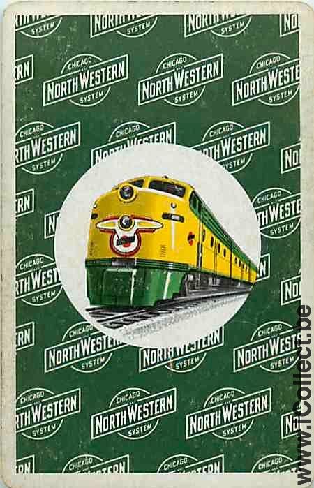 Single Playing Cards Railway North Western (PS04-57I)