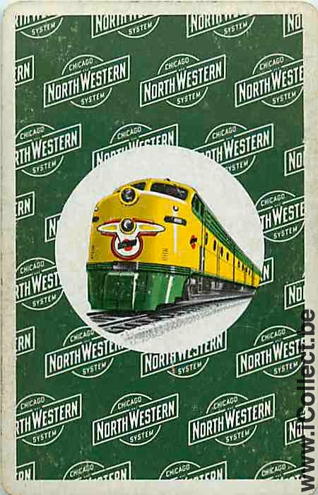 Single Playing Cards Railway North Western (PS04-57I) - Click Image to Close