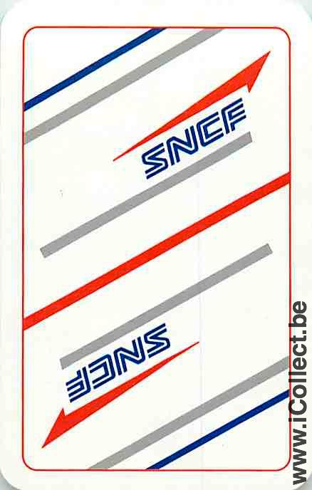 Single Playing Cards Railway SNCF (PS15-26C) - Click Image to Close