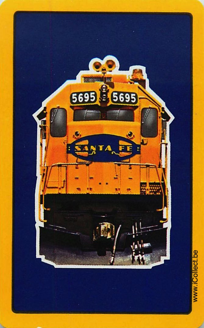 Single Swap Playing Cards Railway Santa Fe (PS11-14E)