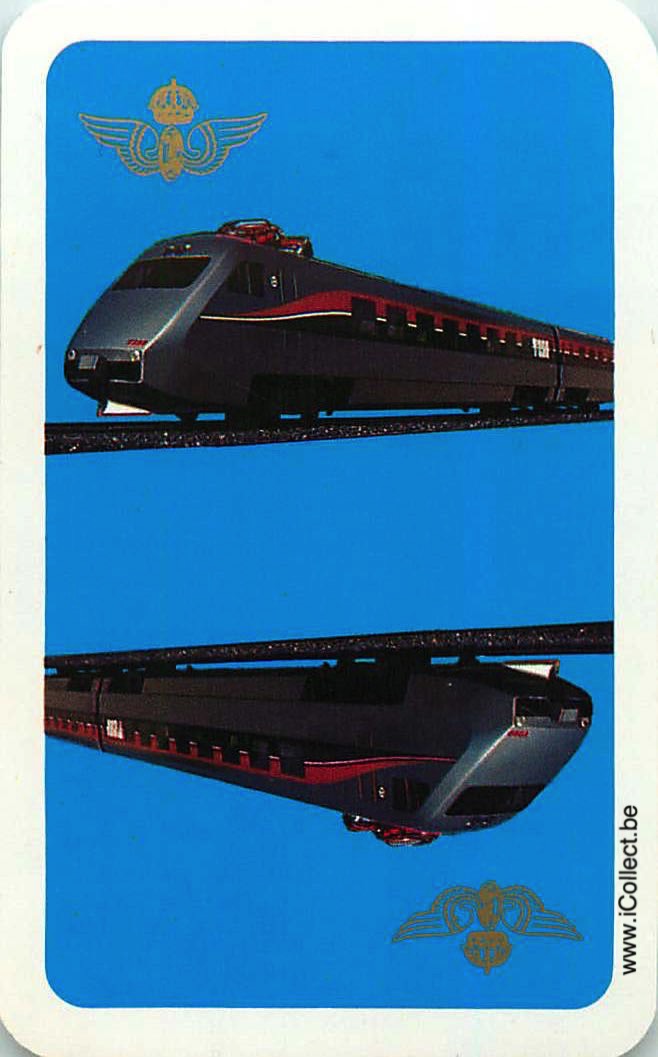 Single Swap Playing Cards Railway Train (PS11-19G) - Click Image to Close