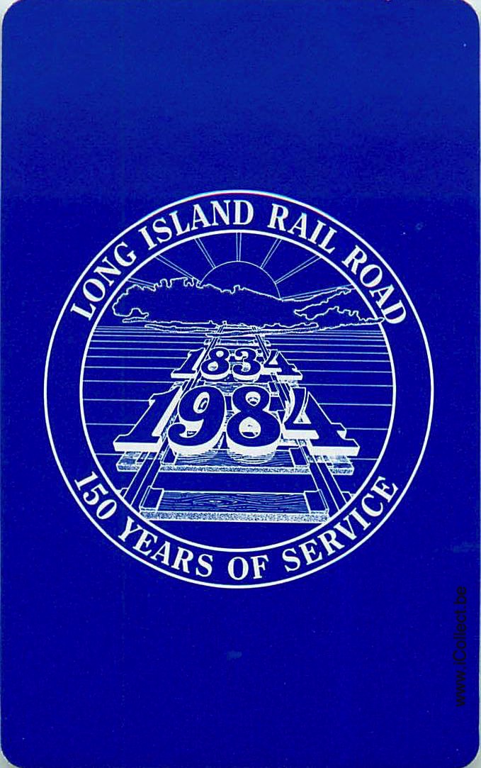Single Swap Playing Cards Railway Long Island (PS11-19H)