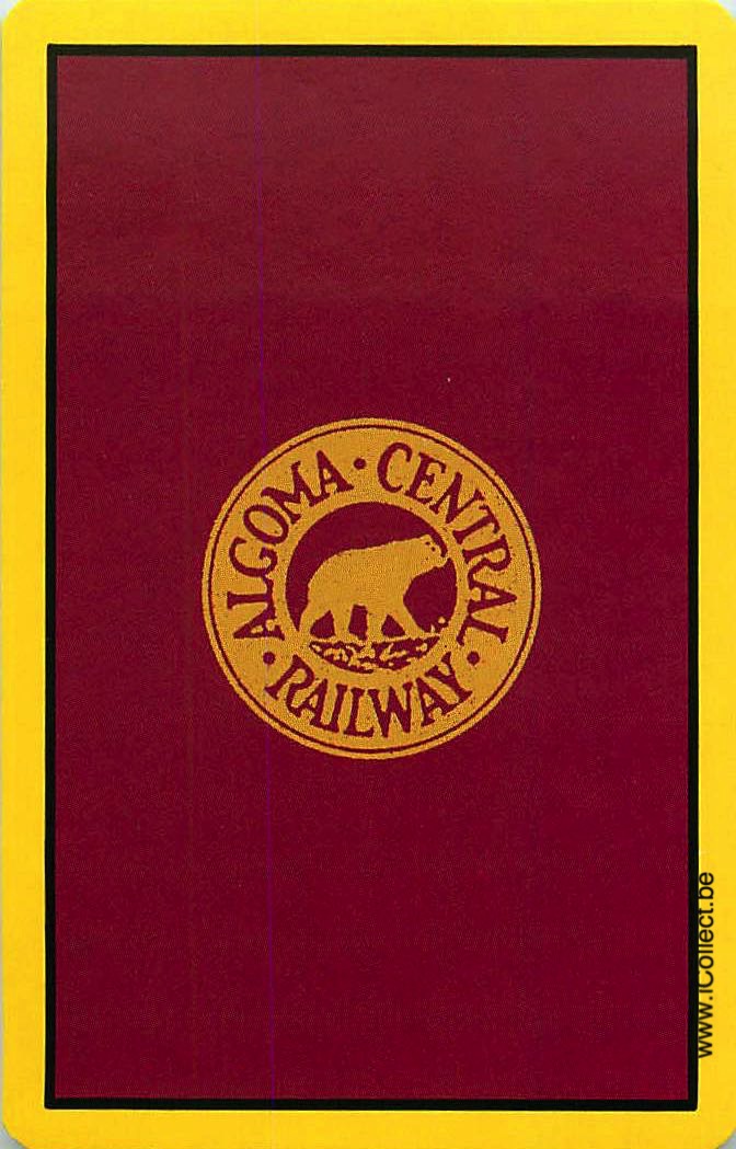Single Swap Playing Cards Railway Alcoma Central (PS11-23F) - Click Image to Close