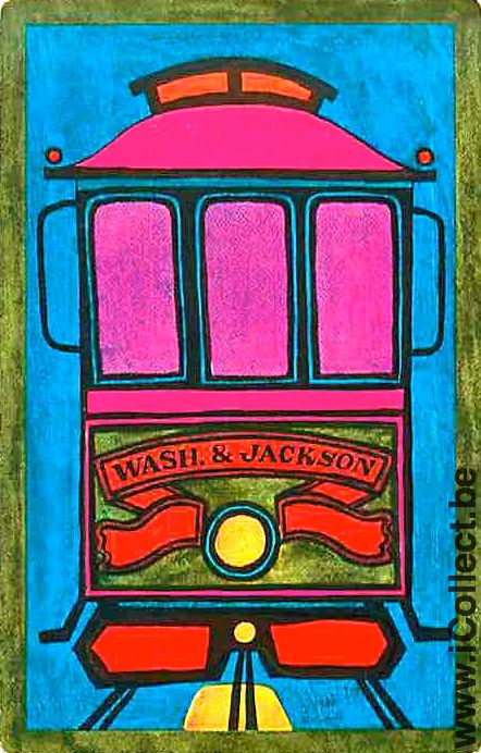 Single Playing Cards Railway Tramways (PS07-57H)