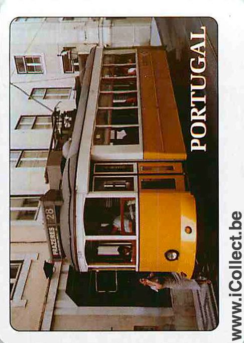 Single Playing Cards Railway Tramway Portugal (PS10-05I) - Click Image to Close