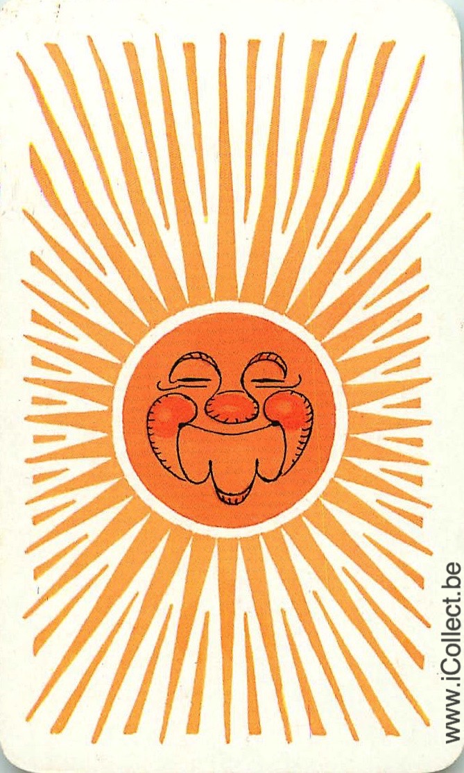 Single Swap Playing Cards Seasons Smiling Sun (PS09-16C)