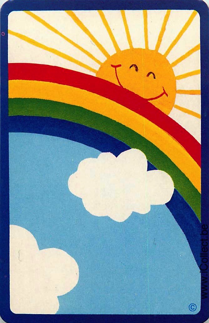 Single Swap Playing Cards Seasons Smiling Sun (PS09-16F)