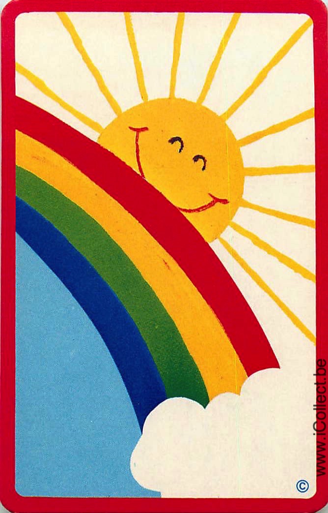 Single Swap Playing Cards Seasons Smiling Sun (PS09-21C)