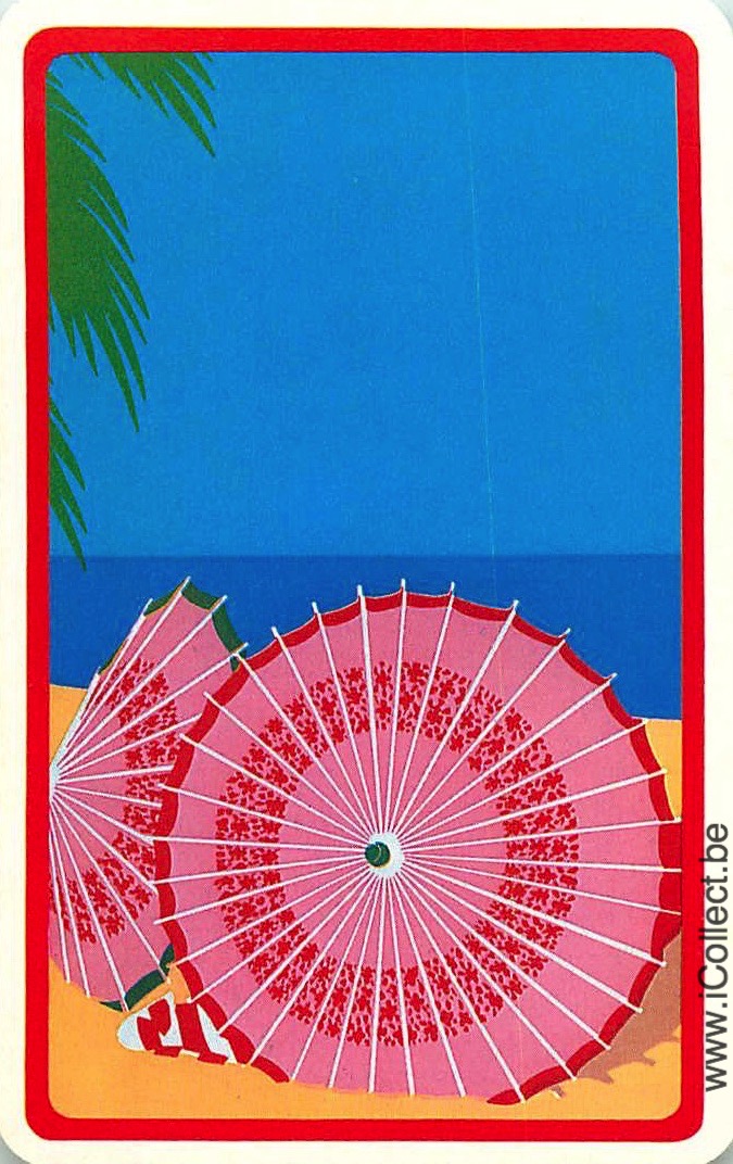 Single Swap Playing Cards Seasons Beach Umbrella (PS09-28E)